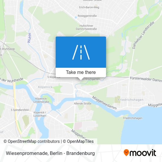 Wiesenpromenade map