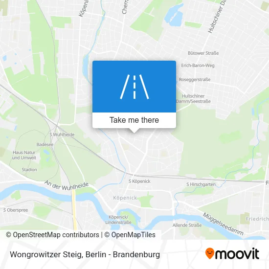 Карта Wongrowitzer Steig