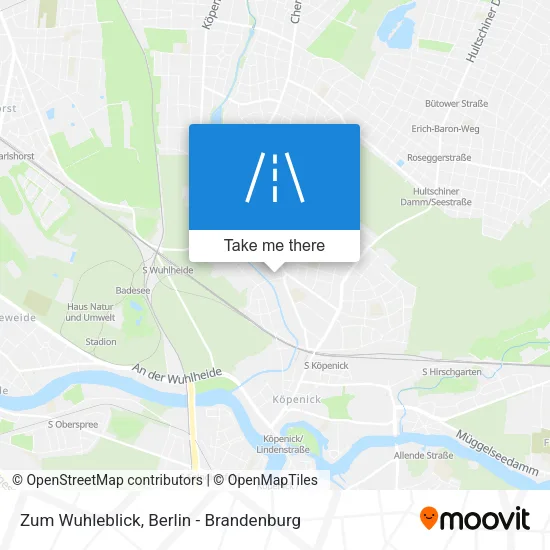 Карта Zum Wuhleblick