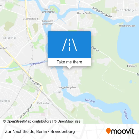 Карта Zur Nachtheide