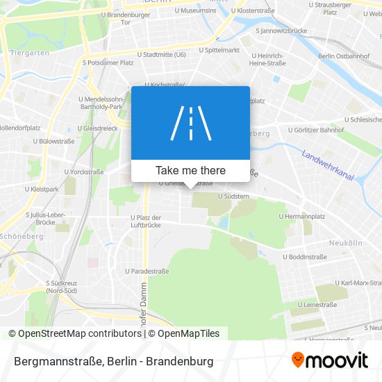 Bergmannstraße map