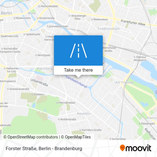 Forster Straße map