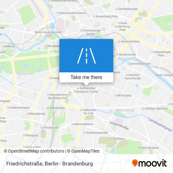 Карта Friedrichstraße