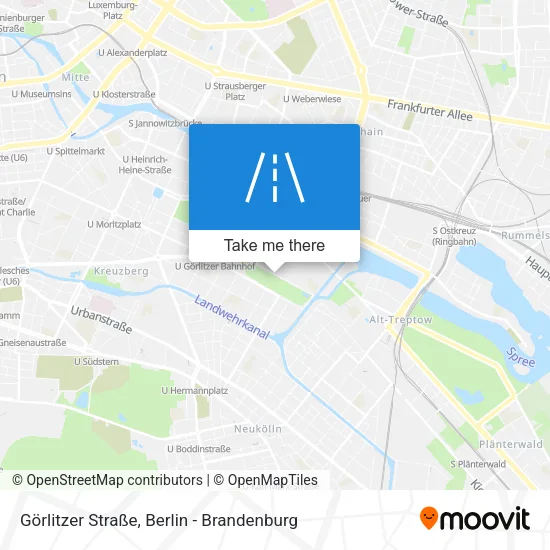 Карта Görlitzer Straße