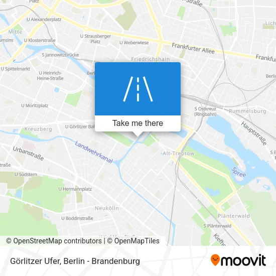 Карта Görlitzer Ufer