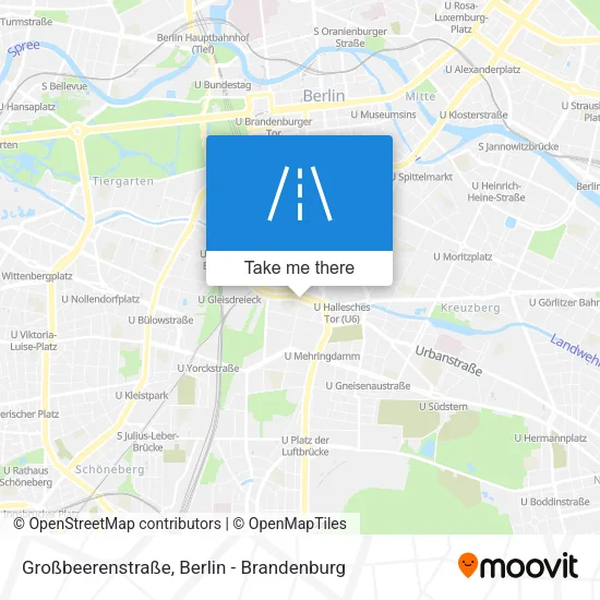 Карта Großbeerenstraße