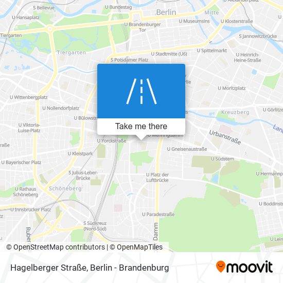 Карта Hagelberger Straße
