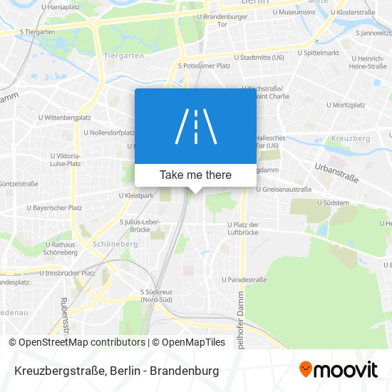 Kreuzbergstraße map