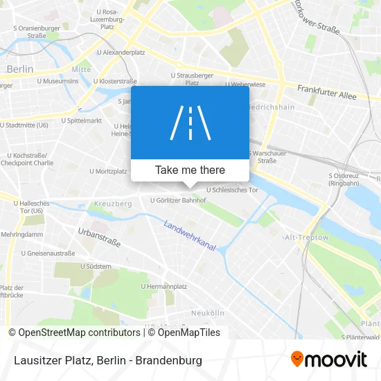 Карта Lausitzer Platz