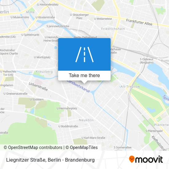 Карта Liegnitzer Straße