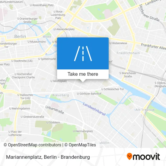 Карта Mariannenplatz