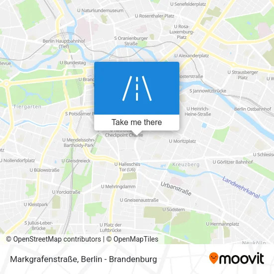 Карта Markgrafenstraße