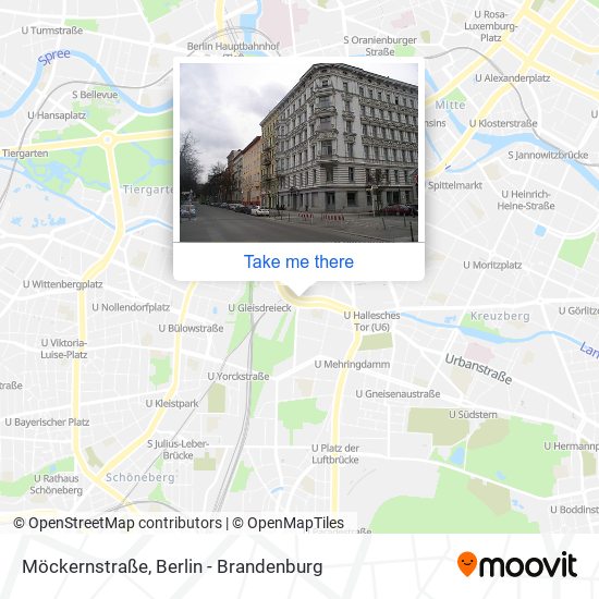 Möckernstraße map