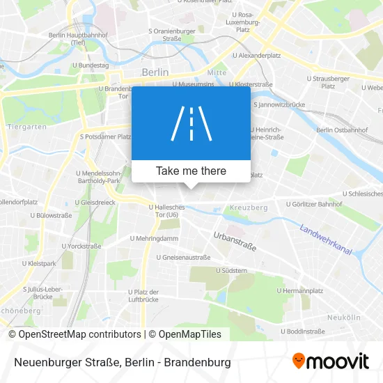 Карта Neuenburger Straße