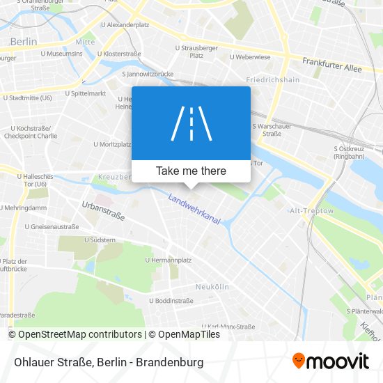 Ohlauer Straße map