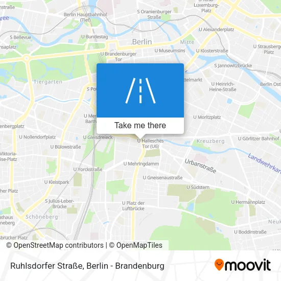 Карта Ruhlsdorfer Straße