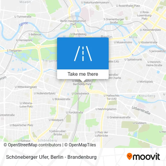 Карта Schöneberger Ufer