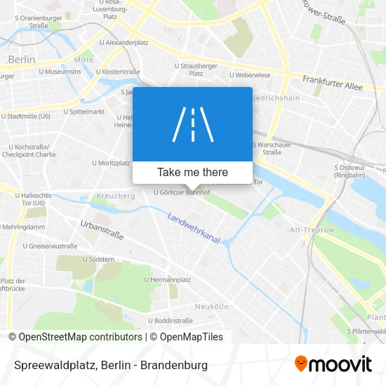 Карта Spreewaldplatz