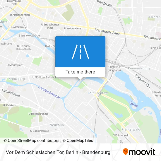 Карта Vor Dem Schlesischen Tor