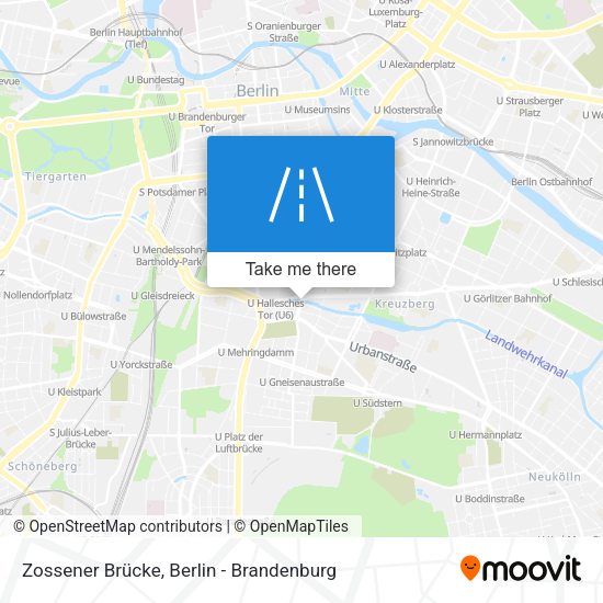 Zossener Brücke map