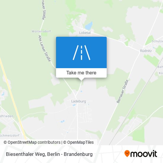 Biesenthaler Weg map