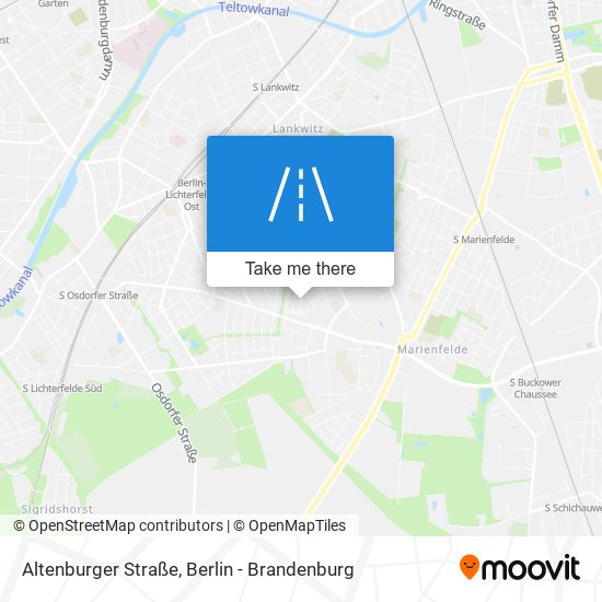 Altenburger Straße map