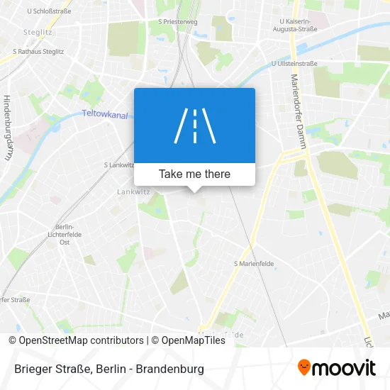Карта Brieger Straße