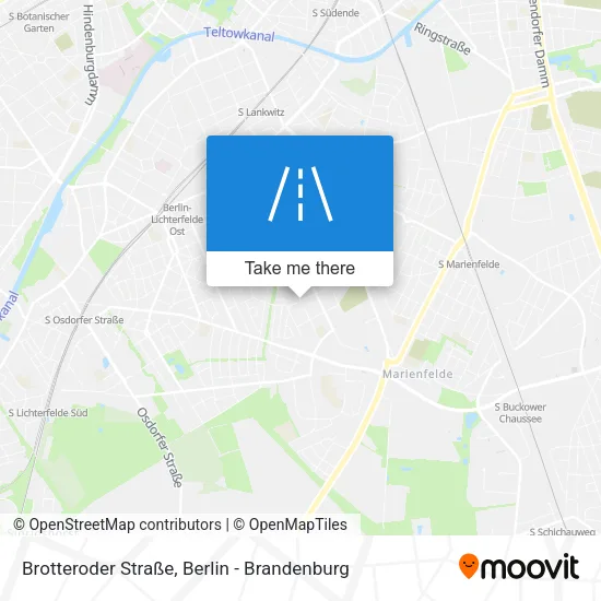 Карта Brotteroder Straße