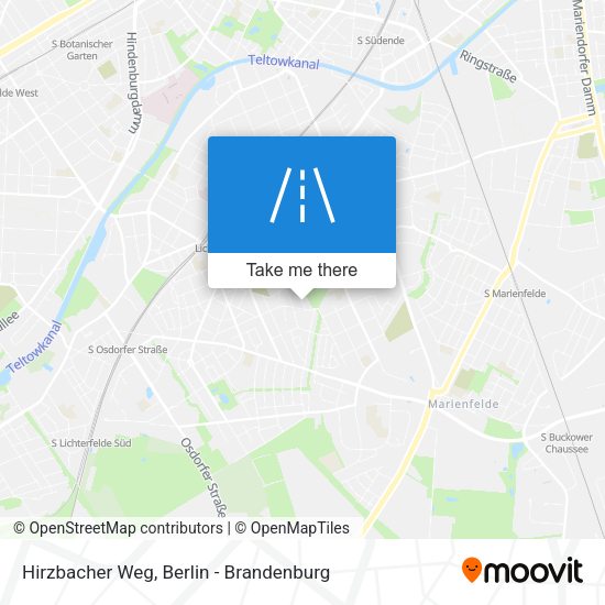 Hirzbacher Weg map