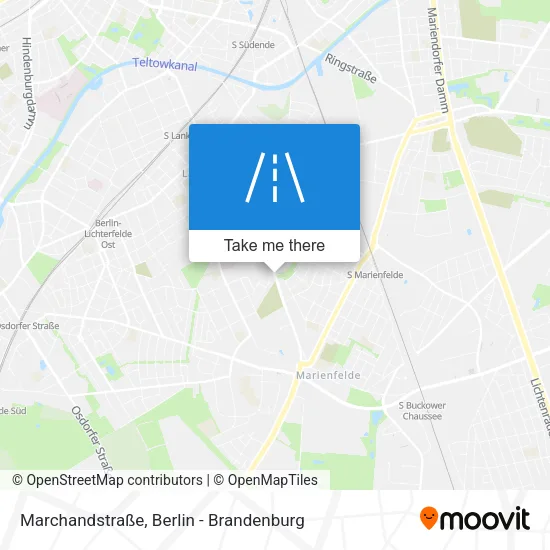 Карта Marchandstraße
