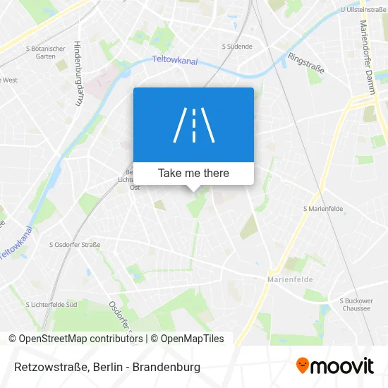 Retzowstraße map