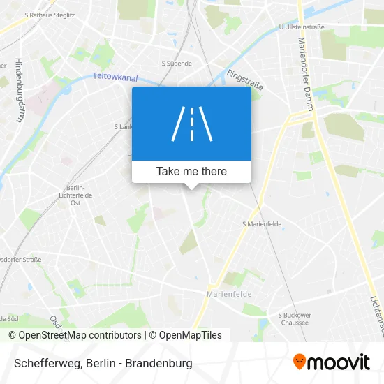 Карта Schefferweg