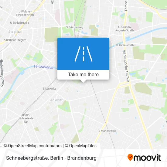 Карта Schneebergstraße