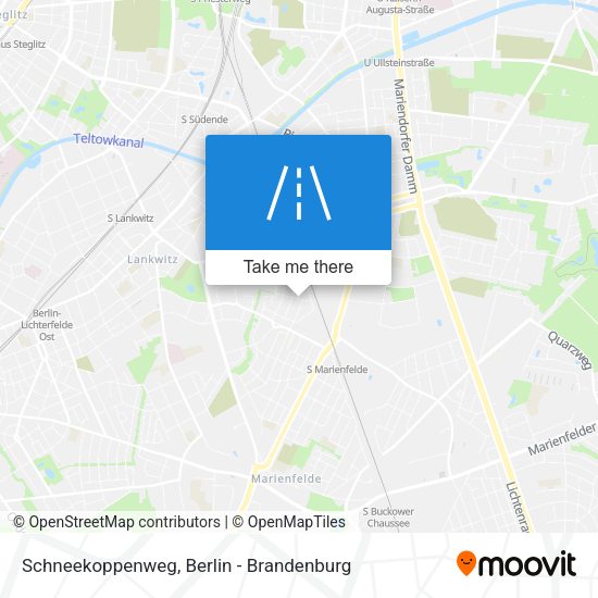Schneekoppenweg map