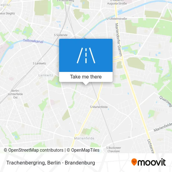 Карта Trachenbergring