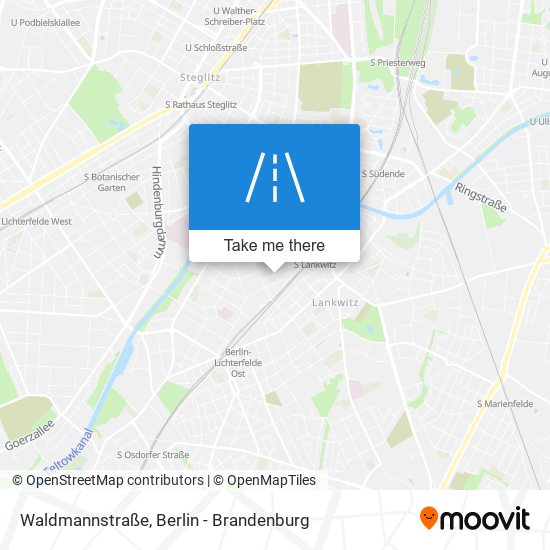 Карта Waldmannstraße