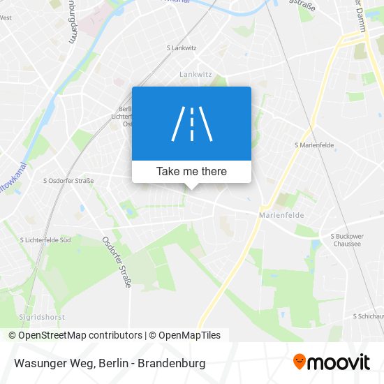 Wasunger Weg map