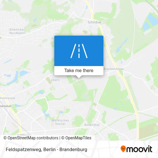 Карта Feldspatzenweg