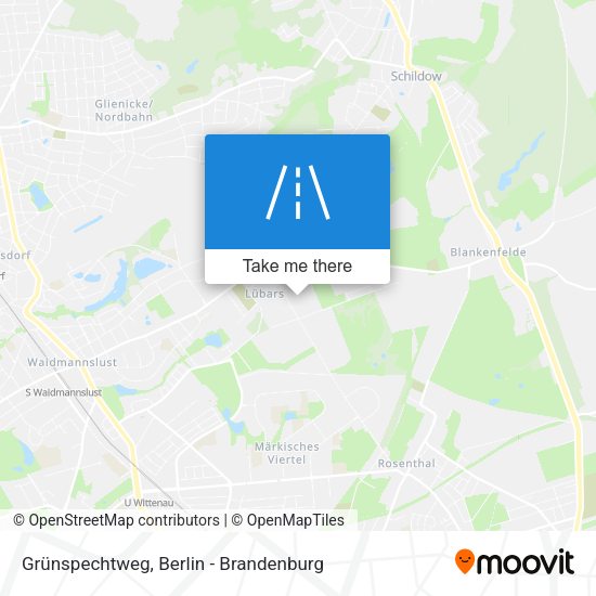 Grünspechtweg map