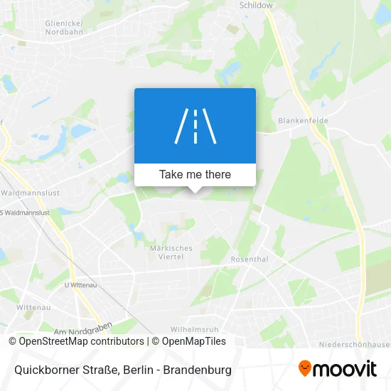 Карта Quickborner Straße