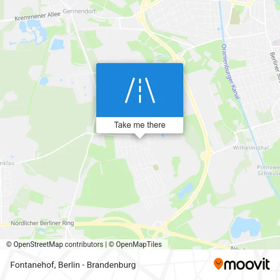 Fontanehof map