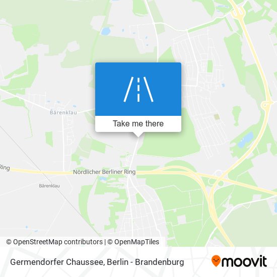 Germendorfer Chaussee map