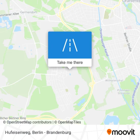 Карта Hufeisenweg