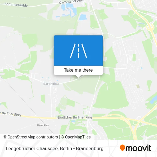 Leegebrucher Chaussee map