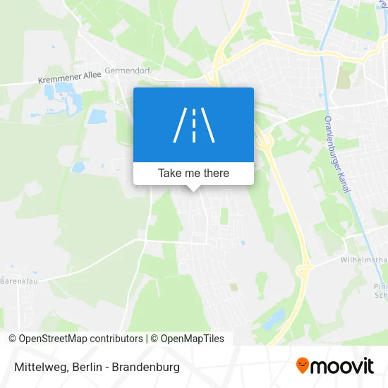 Карта Mittelweg