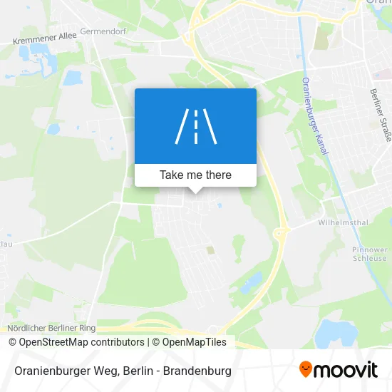 Карта Oranienburger Weg