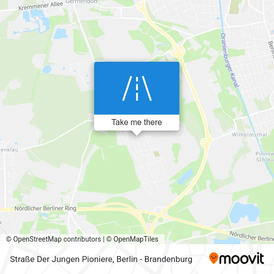 Карта Straße Der Jungen Pioniere