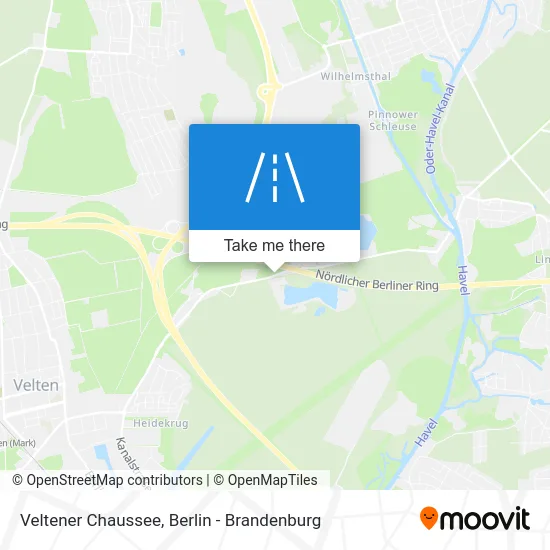 Veltener Chaussee map