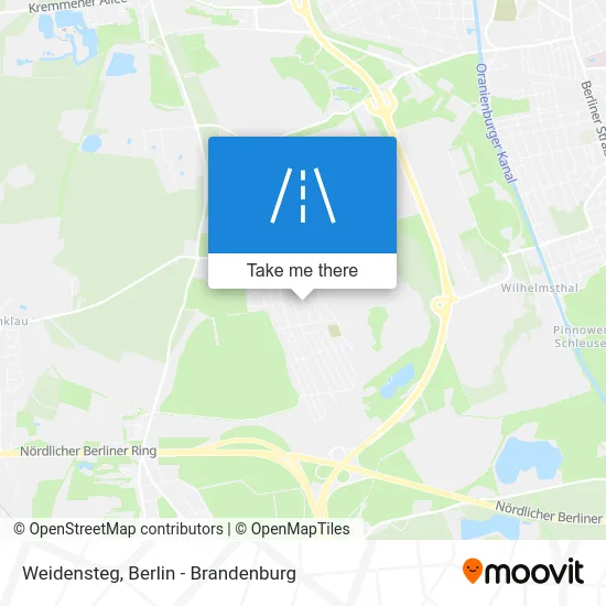 Карта Weidensteg