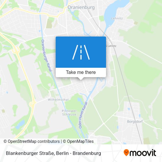 Blankenburger Straße map